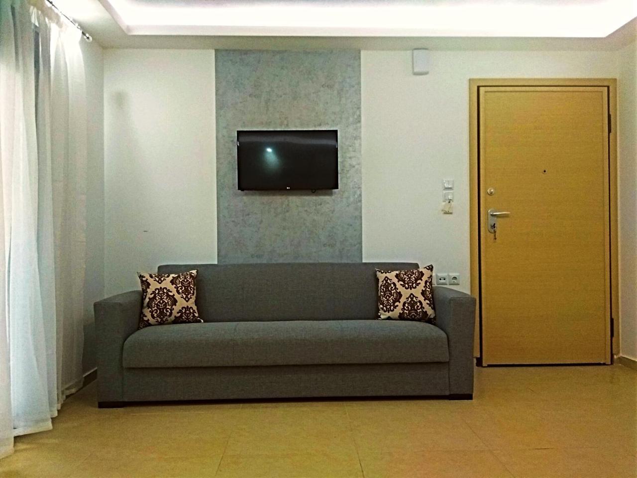 Iros Apartment Néa Péramos Dış mekan fotoğraf